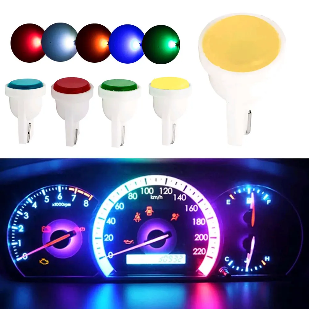 

10pcs Car Interior Wedge Light T10 W5W WY5W LED Lamp Car Instrument Bulb Auto Dashboard Decorative Lights Car Light Accessories