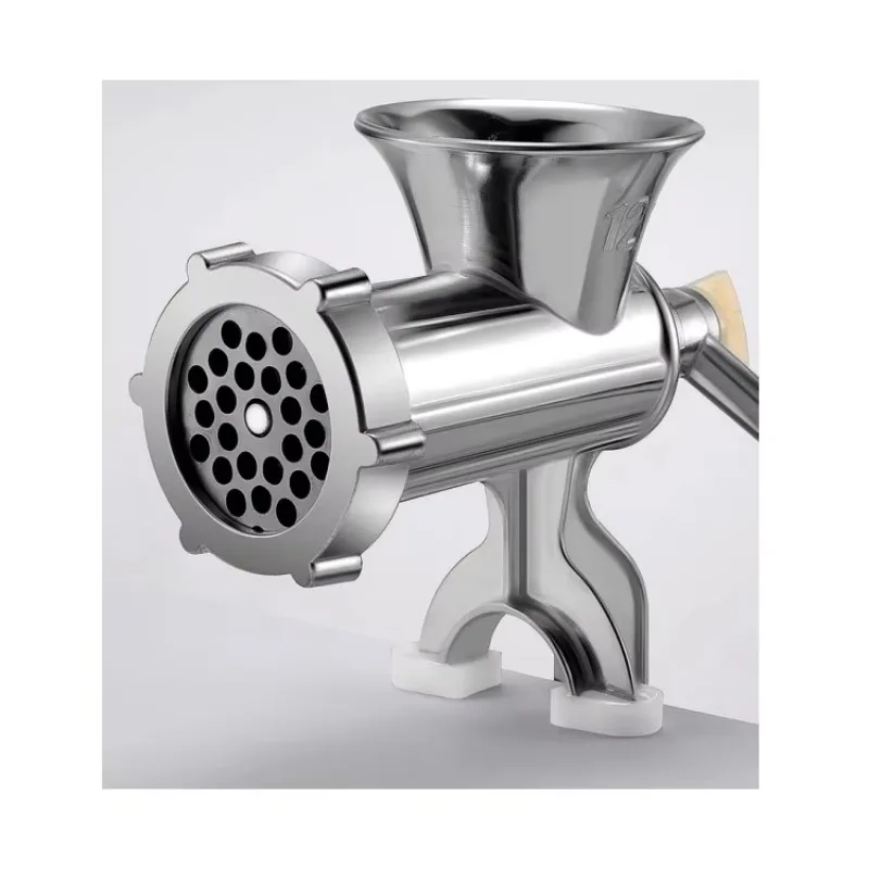 

2021 Hot Sale Portable Aluminum Alloy Household Food Processor Manual Meat Grinder
