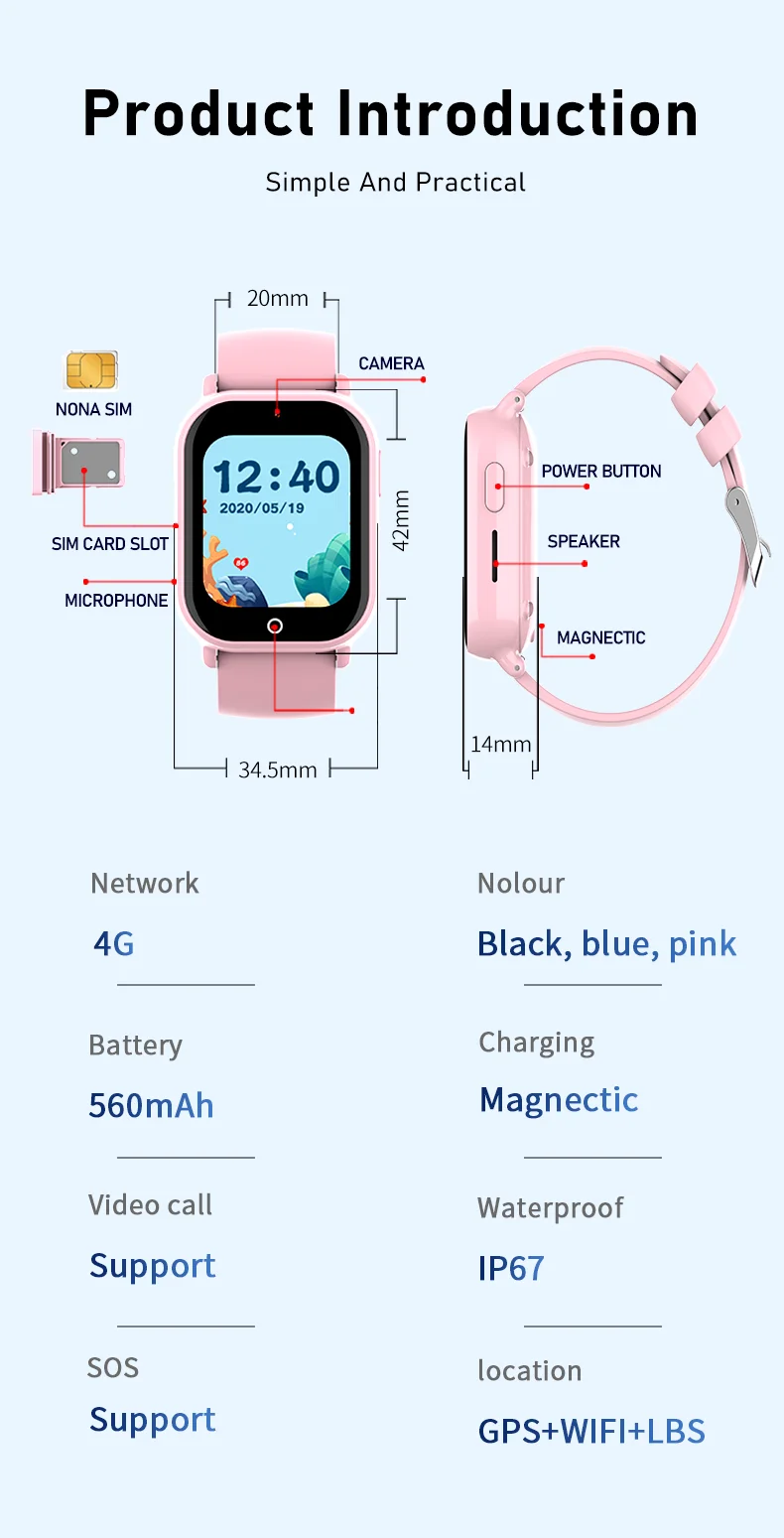 ZMD-M05 Video call dynamic dial Multiple sets of dial switch smartwatch at will