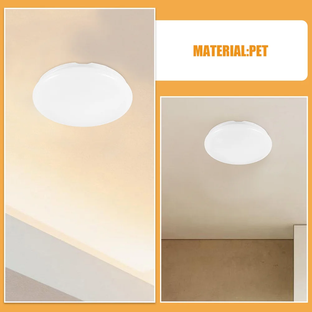 تركيبات السقف الظل 2 قطعة أغطية الضوء البلاستيكية ل فلوش جبل مصباح الحمام المطبخ غرفة نوم كليب على غطاء الثريا قبة