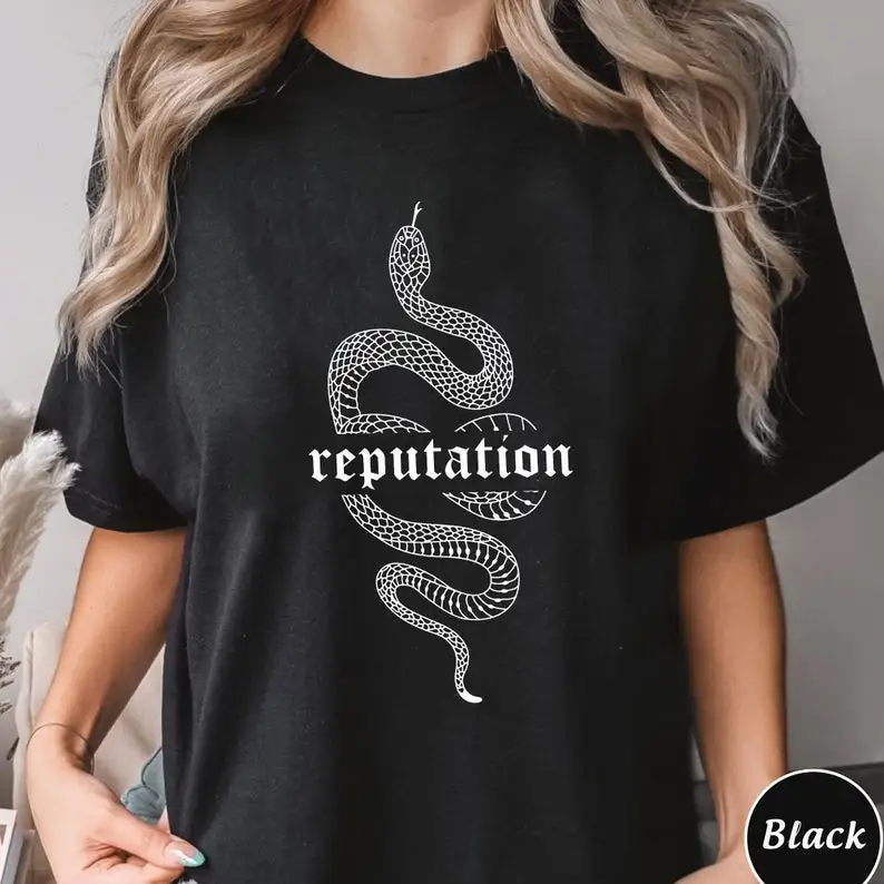 

Reputation Snake Shirt, Trending Unisex Tee Shirt, Music Lover Tee, Music Fan Lover Shirt, Unique Gift for Fan T-shirt