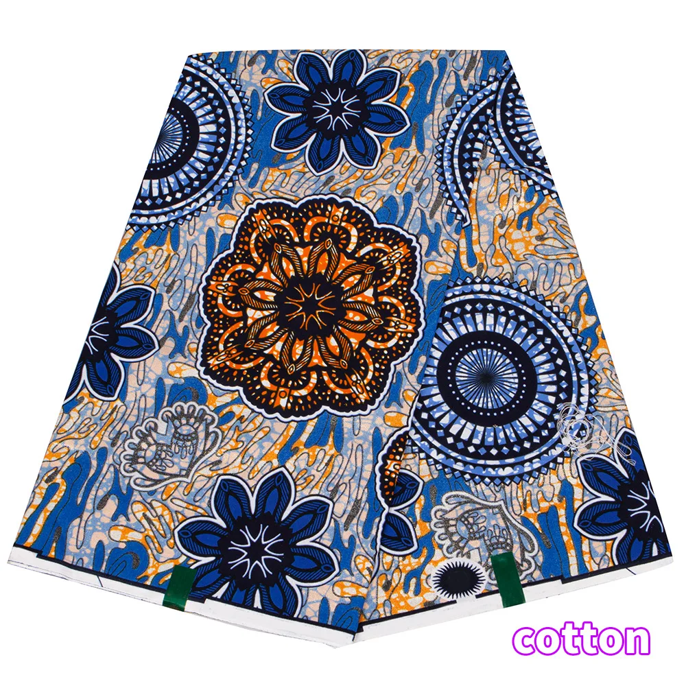 Veritable Dutch Super-W Guaranteed Super Real Wax Print Fabric Hollandais Pagne Africa Dress 100% Cotton Wax Pagne Tissu