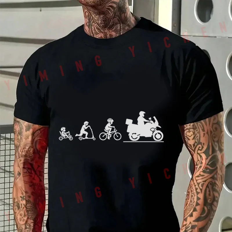 

Men Funny Cotton Moto T-shirt Gs 1200R R1200Gs Motorrad Adventure Enduro Motorcycle Bike Tshirt Casual O-neck Men Hip Hop Tees