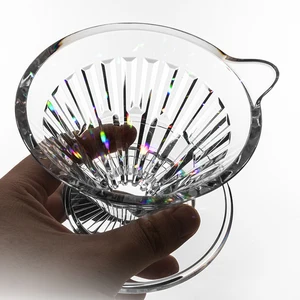 TIMEMORE pctg cristal olho dripper café dripper despeje sobre máquina de café filtro de café cônico copo mão gotejamento filtros reutilizáveis 8 principais vendas filtro de vidro para suco - №2