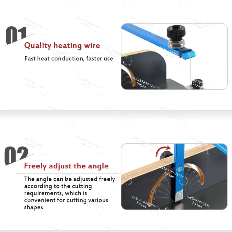 100-240V Electric Hot Wire Foam Cutter Lightweight Household Styrofoam & Sponge Cutting Machine Table