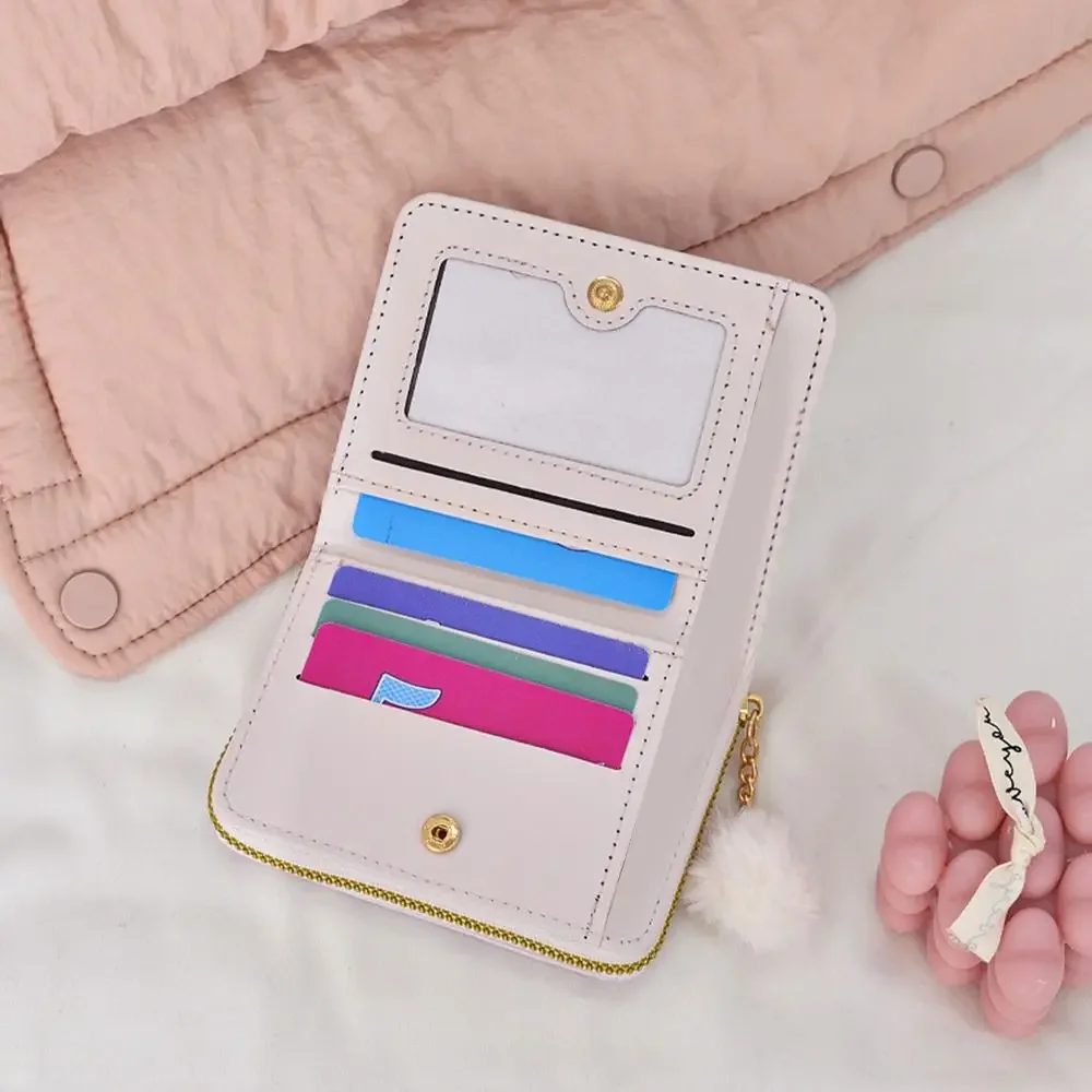 New PU Leather Coin Purse Cartoon Waterproof Credit Card Holoder Change Money Organizers Students