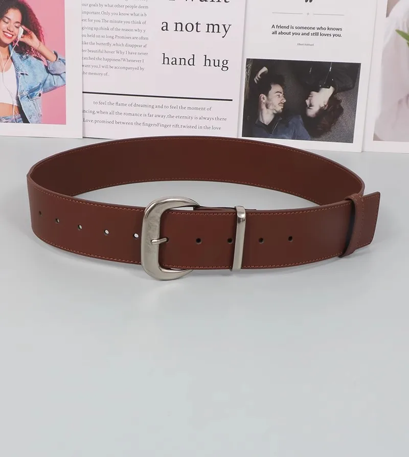 Corsetto da donna in vera pelle con fascia da smoking femminile, abito con cinturino, cintura larga J1691