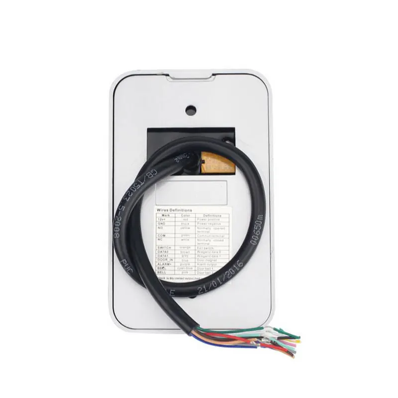 금속 독립형 액세스 제어 터치 스크린 125K/ID IP6 방수 액세스 제어 시스템/2pcs 어머니 카드, 10pcs 태그