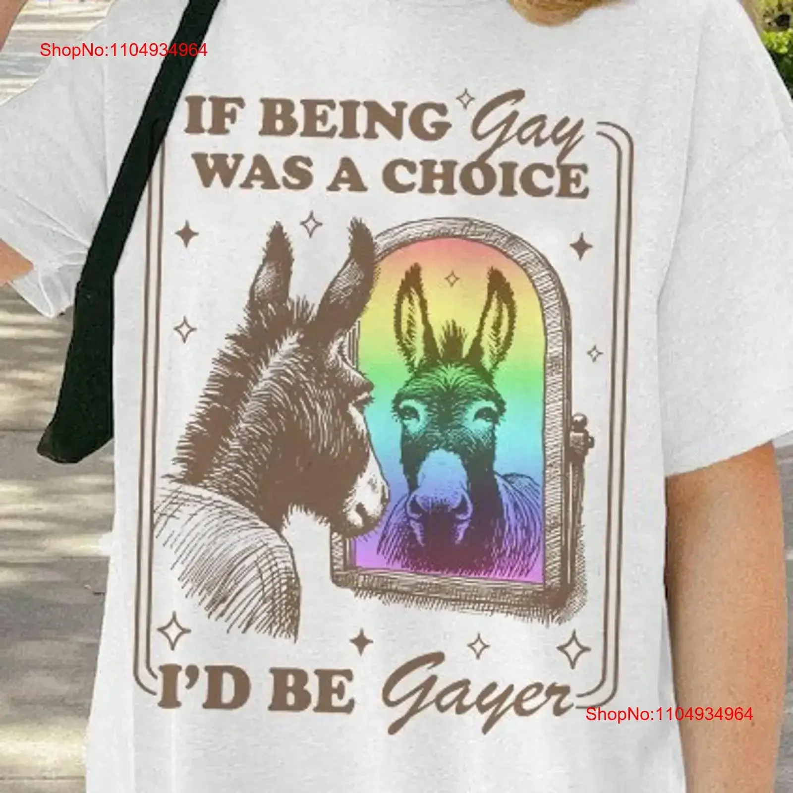 إذا كان كونها مثليًا اختيارًا، قميص مضحك من Gayer Pride Merch مثليه ثنائي اللطيف mlm عتيق مغسول ناعم للجنسين قليلاً