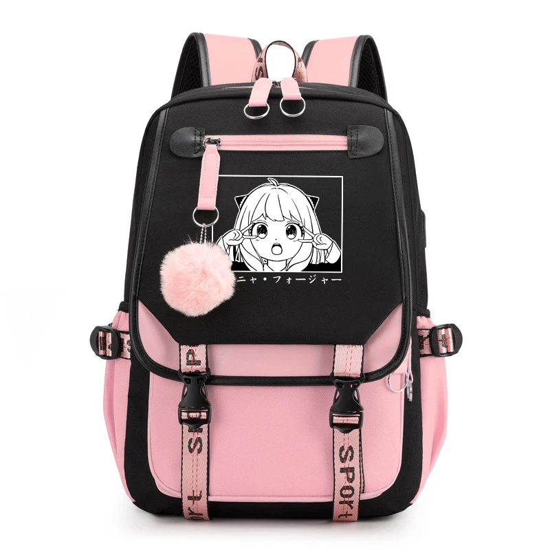 New Anime Anya Forger Backpack Kids Boy Girl School Bag Cute Bag Women Men Travel Bag Laptop Bag Daily Bag