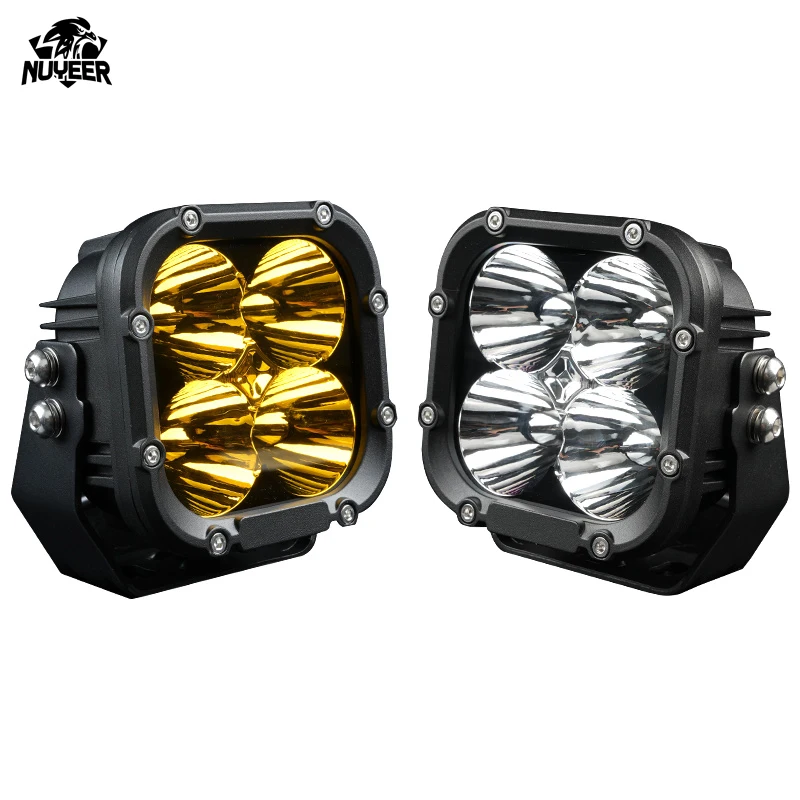 

4inch 80W LED Pod Light 12V 24V Spotlight Car Head Work Lamp for Auto Offroad Pickup 4x4 Car SUV UTV ATV Fog light