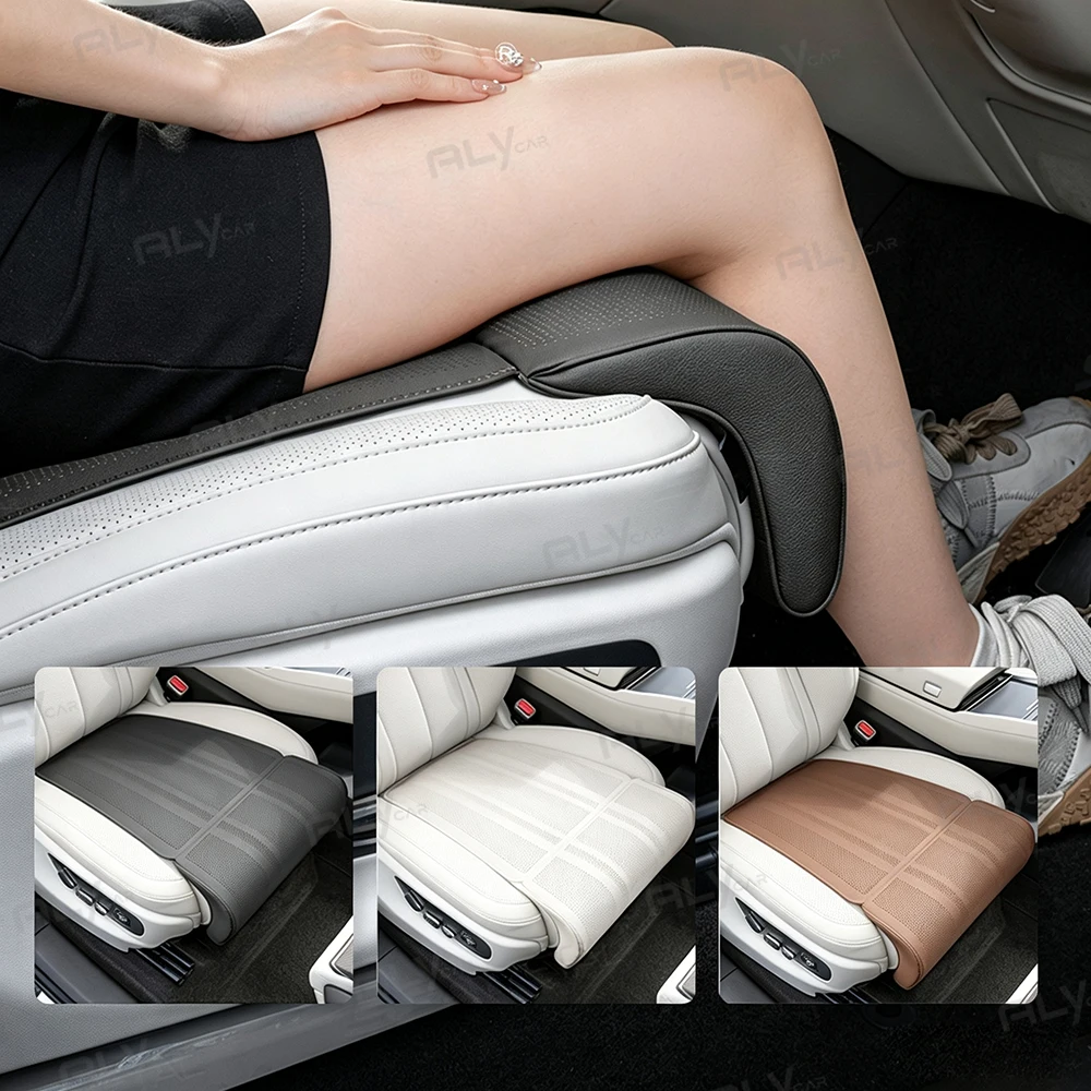 Universal Soft Memory Foam Car Seat Cushion with Leg Support & Anti-Fatigue Cover for Driver’s Long Driving Trip Car Accessories