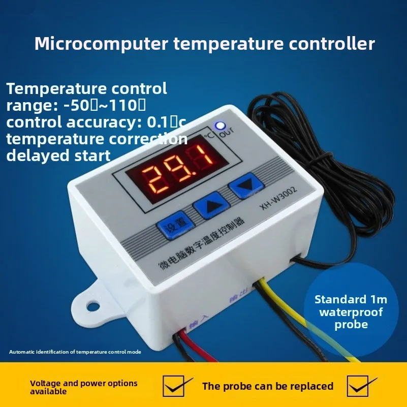 FOR XH-W3002 Microcomputer digital thermostat, control switch, controller digital display