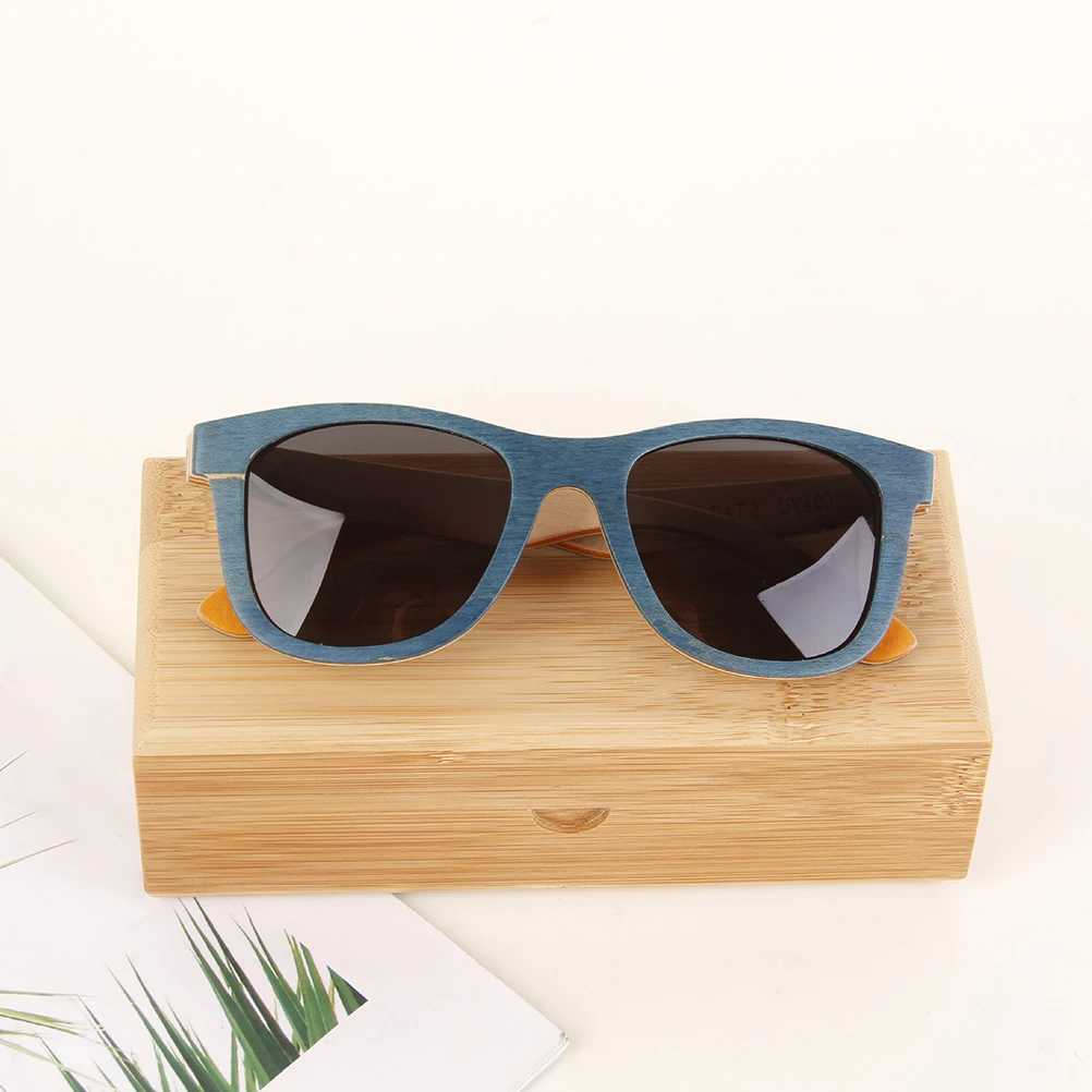 

Glasses Storage Simplicity Glasses Storage Container Wooden Eyeglass Case for Sunglasses Durable Portable Protective Container