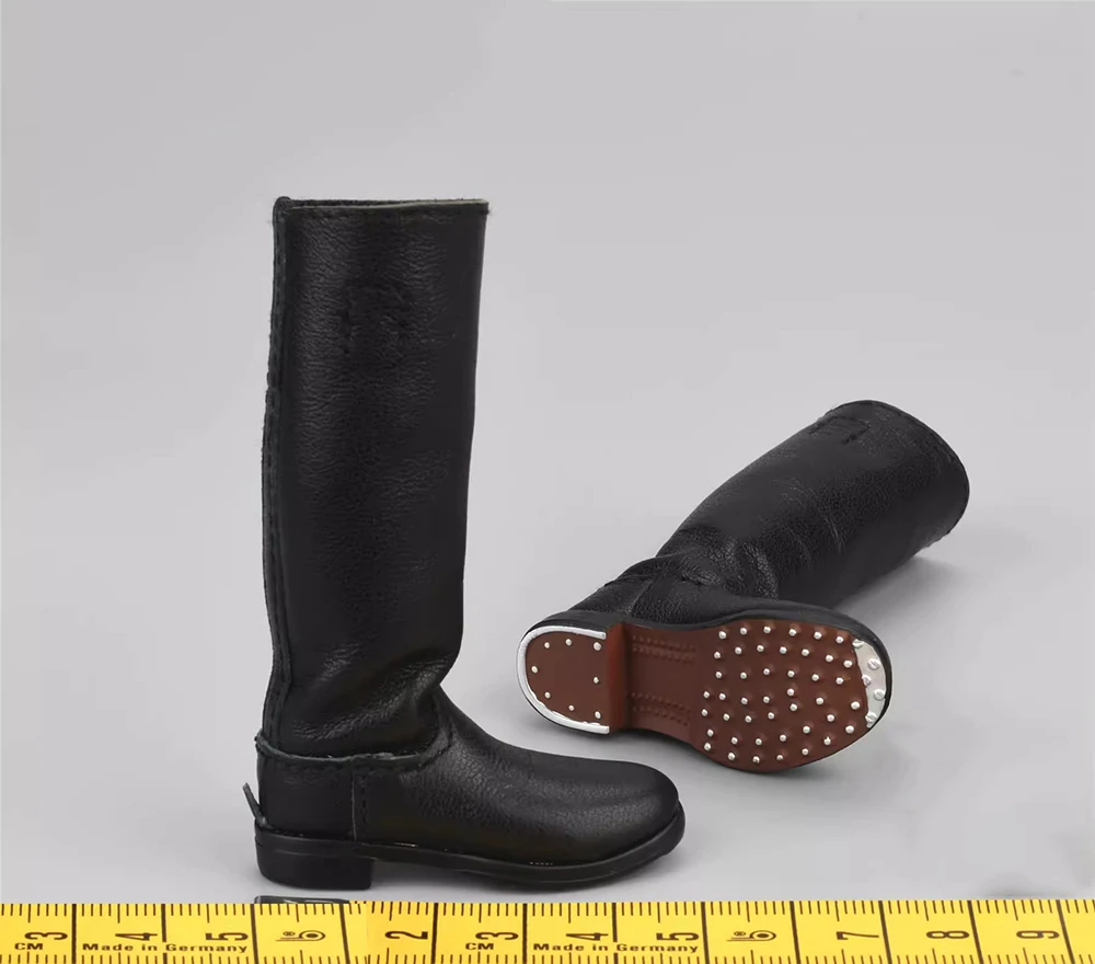 1/6 DID D80172 Man Who WWII Series Soldier Black Long Hollow Boot Shoe Glove Accessories For 12