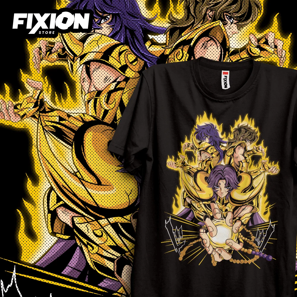 Saint Seiya – Exclamation – Nuevos Diciembre! Anime T Shirt Manga Gift For Anime Lover All Size Cotton