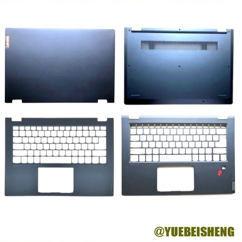 

New For Lenovo IdeaPad Flex-14IWL C340-14 C340-14 14IWL 14API 14IML LCD back cover /Palmrest Upper cover /Bottom case cover,Blue