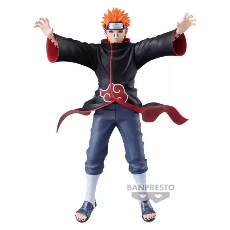 Bandai Original Banpresto Naruto Shippuden Figure Vibration Stars Pain PVC Anime Action Figure Model Collectible Toy