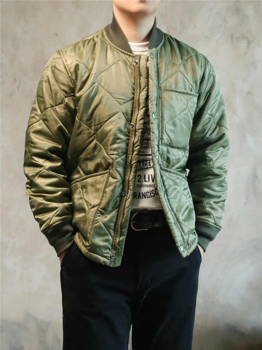 

American Military Sle M65 Inner Cotton Jaet Lightweight Warmth Men's Winter Coat Thiened Ball Cap Sle Stand Fit