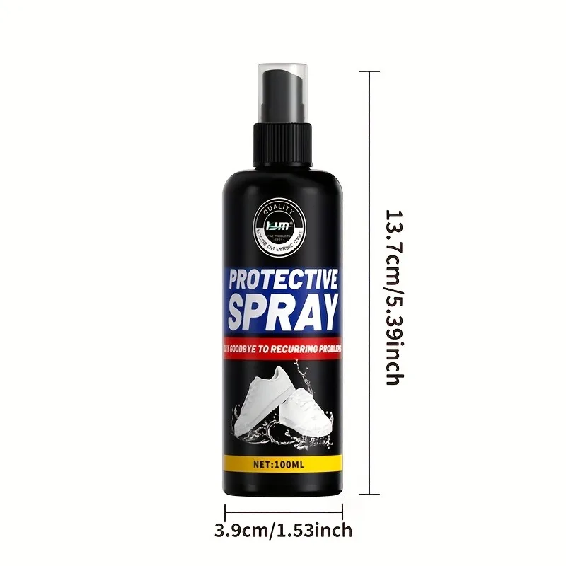 بخاخ نانو مقاوم للماء سعة 100 مل من KJM: يحمي السترات/الأحذية/الأقمشة – زجاج السيارة/الزجاج المنزلي، مغامرة خارجية محمولة أساسية