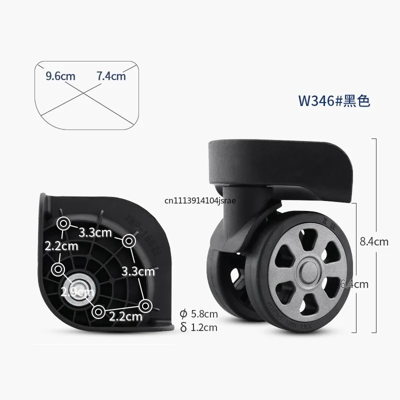 Universal Swivel Caster Wheel Replacement Roller Repair Parts for Trolley Suitcase Travel Luggage Password Case