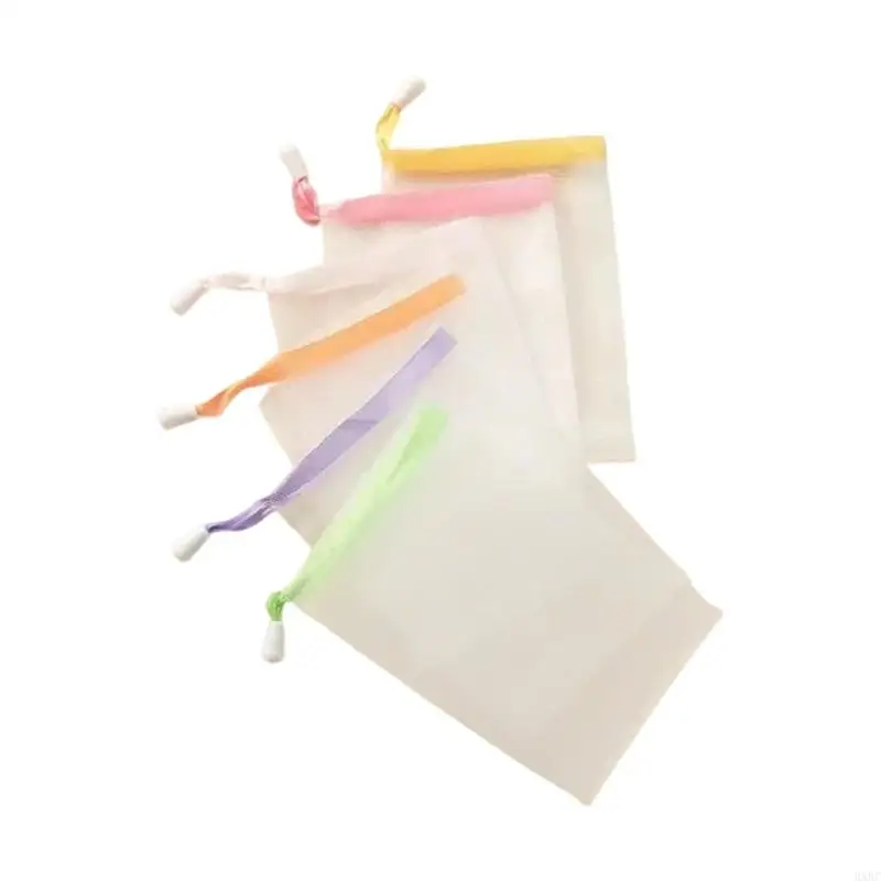 

2025 New Reusable Produce Storage Bag Fabric with Vibranting Ribbon Household Helper