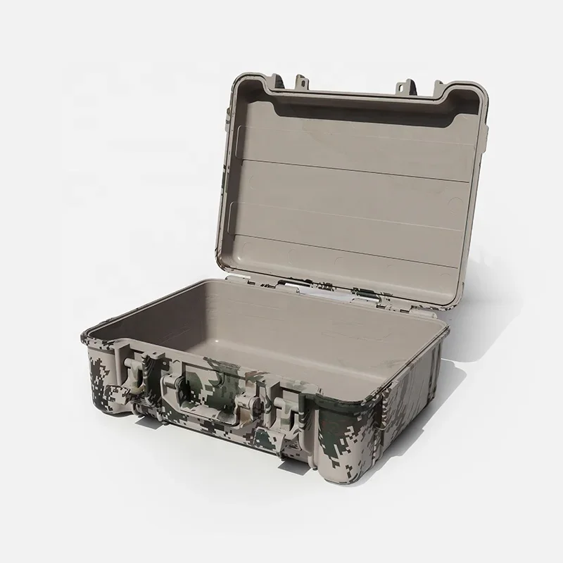 C206 Custom Camouflage Color ABS Plastic Transport Storage Case Waterproof Hard Plastic Flight Case for Audio Equipment