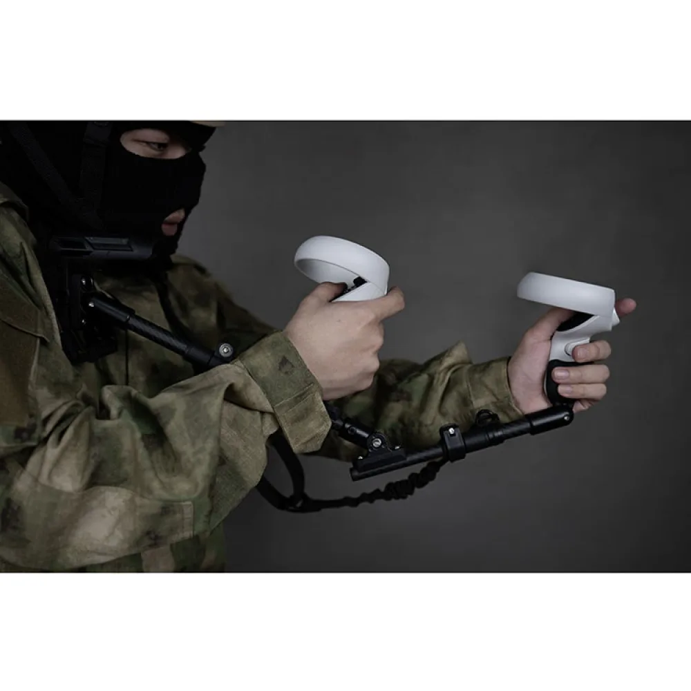 ملحقات ألعاب الرماية VR دعامة بندقية من ألياف الكربون خفيفة الوزن، مناسبة لـ Pico Neo 3/ 4 4pro، لمؤشر الصمام