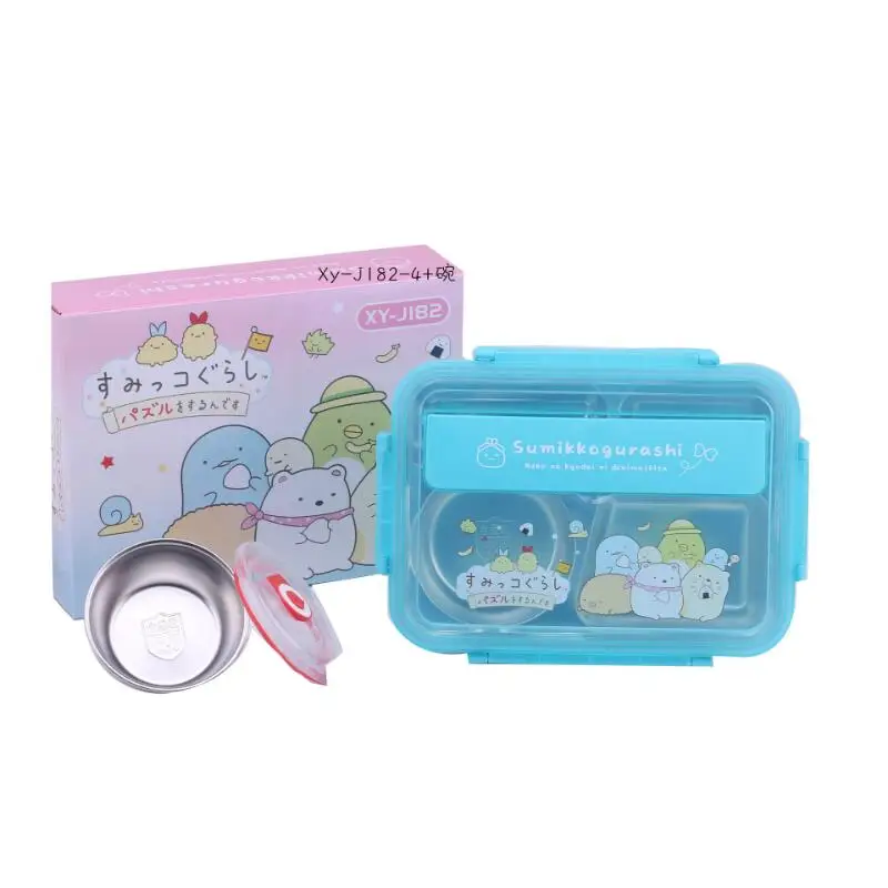 

Популярный ланч-бокс Sanrio Girl из нержавеющей стали Hello Kitty Kawaii, милый аниме, модный простой и удобный изоляционный ланч-бокс, подарок