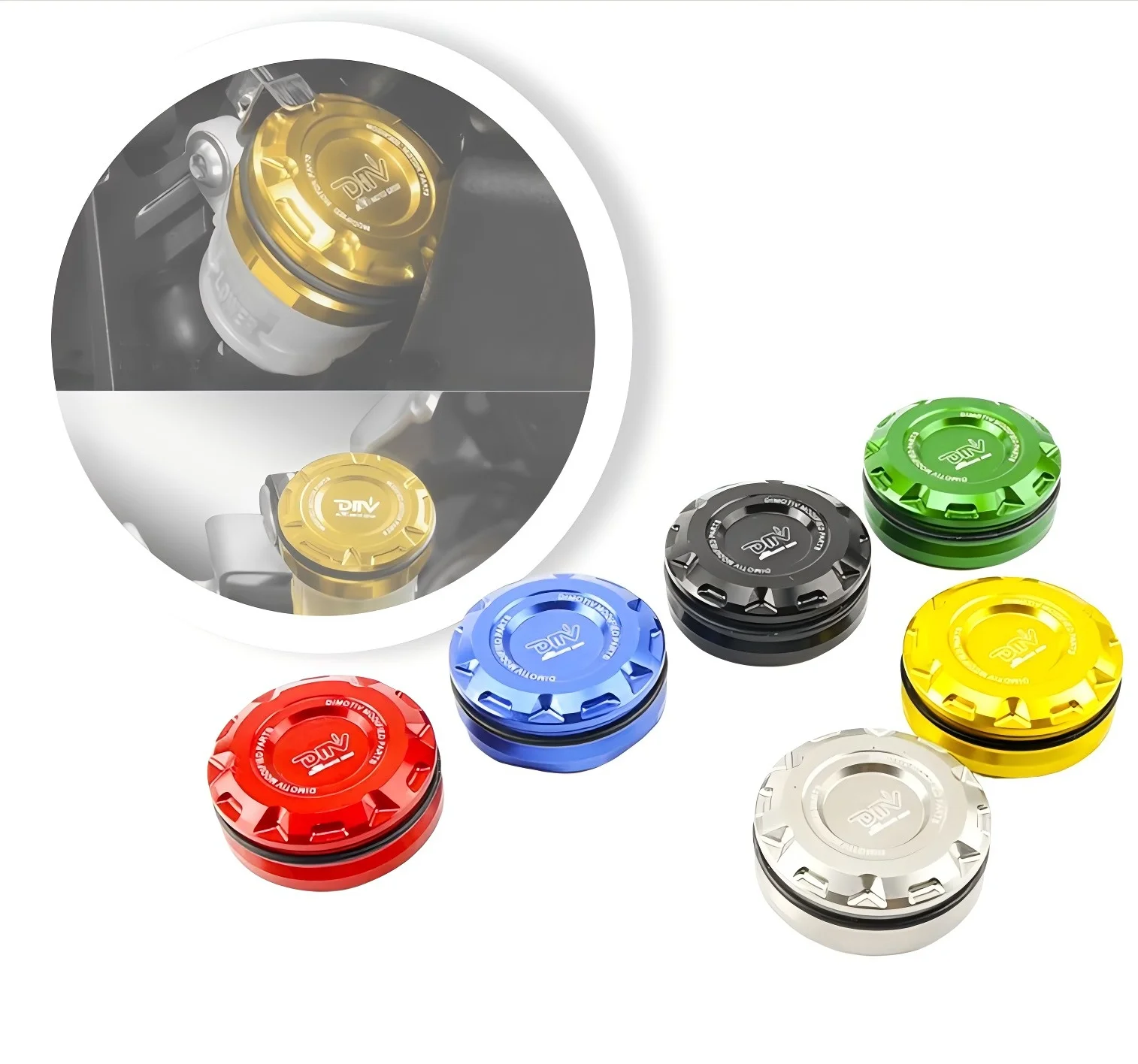 

For Kawasaki Z250/Z300/Z400/Z750/Z800/Z900/Z1000 & ZX-6R/ZX-10R/ZX-14R Versys 650/1000 - 37mm Rear Brake Fluid Reservoir Cap
