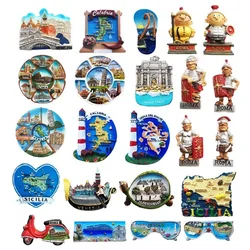 Europe Italy Rome 3D Soldier Fridge Magnets Tourist Souvenirs Refrigerator magnet Decoration Articles Handicraft