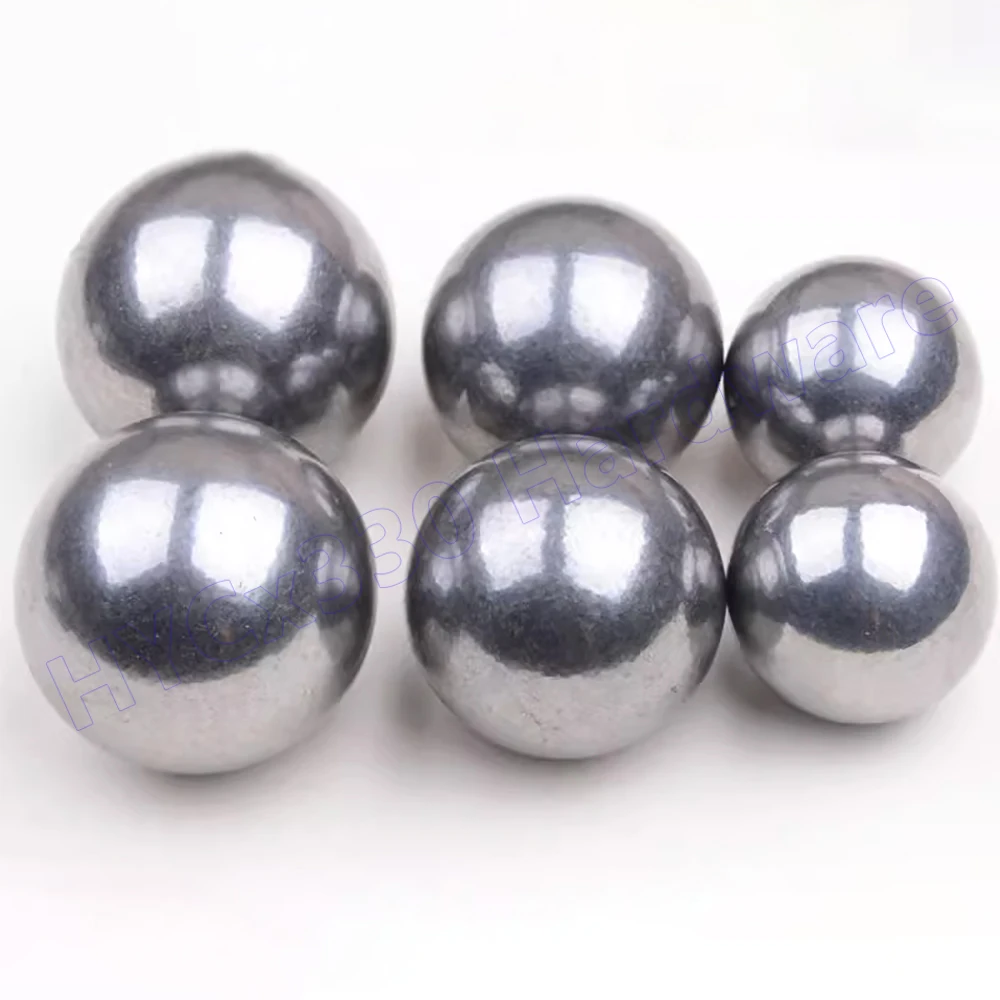 1-10Pcs Unhardened Q235 Solid Iron Balls Ø12mm 12.7mm 15mm 20mm Smooth Round Beads