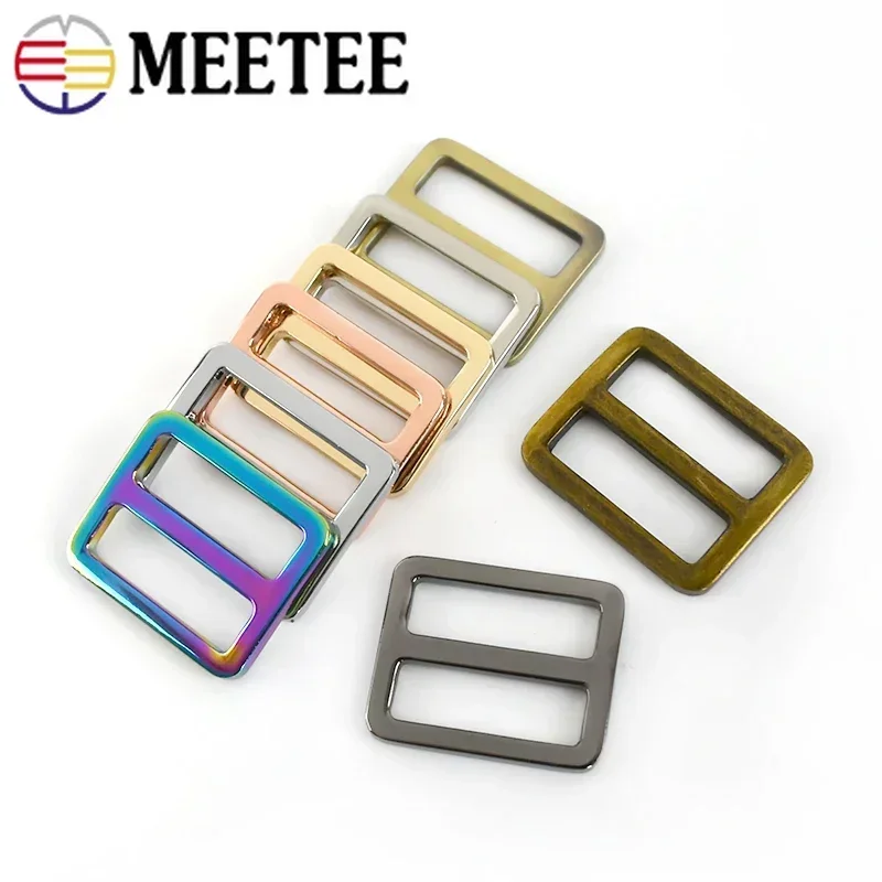 50Pcs 20/25/32/38/50mm Metal Rings Bag Buckles for Strap Metalic Buckle Webbing Belt Clasp Handbag Adjuster Loops Bags Hardware