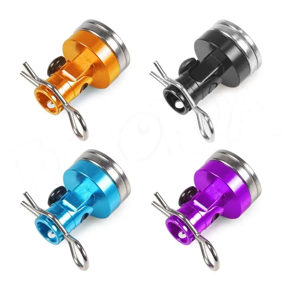 4 pcs RC car Metal strong magnet body shell column post for 1:12 1:10 Traxxas Hsp Tamiya AXIAL SCX10 Body mount clips