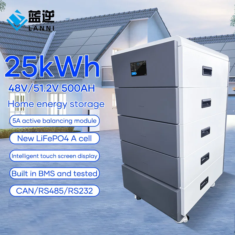 

Stacked Home Solar Energy Storage 5KWH Photovoltaic Power Generation Lithium Iron Phosphate Battery 51.2v100AH