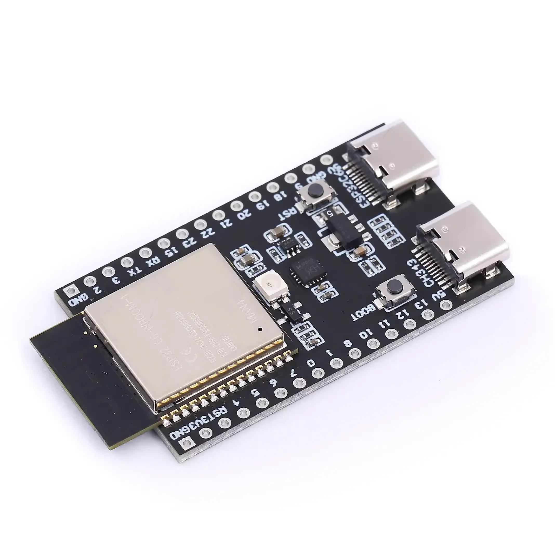 Placa de desarrollo ESP32-C6 DevKitC-1-N4, placa base, ESP32-C6, módulo WiFi, RISC-V