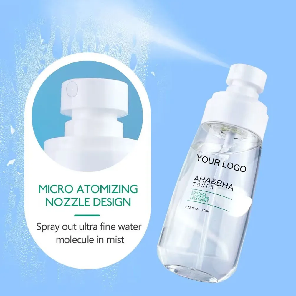 

Salicylic Acid Oil Control Toner Essence Water Spray Private Label Moisturizer Skin Care Products Wholesale Custom Logo Vegan
