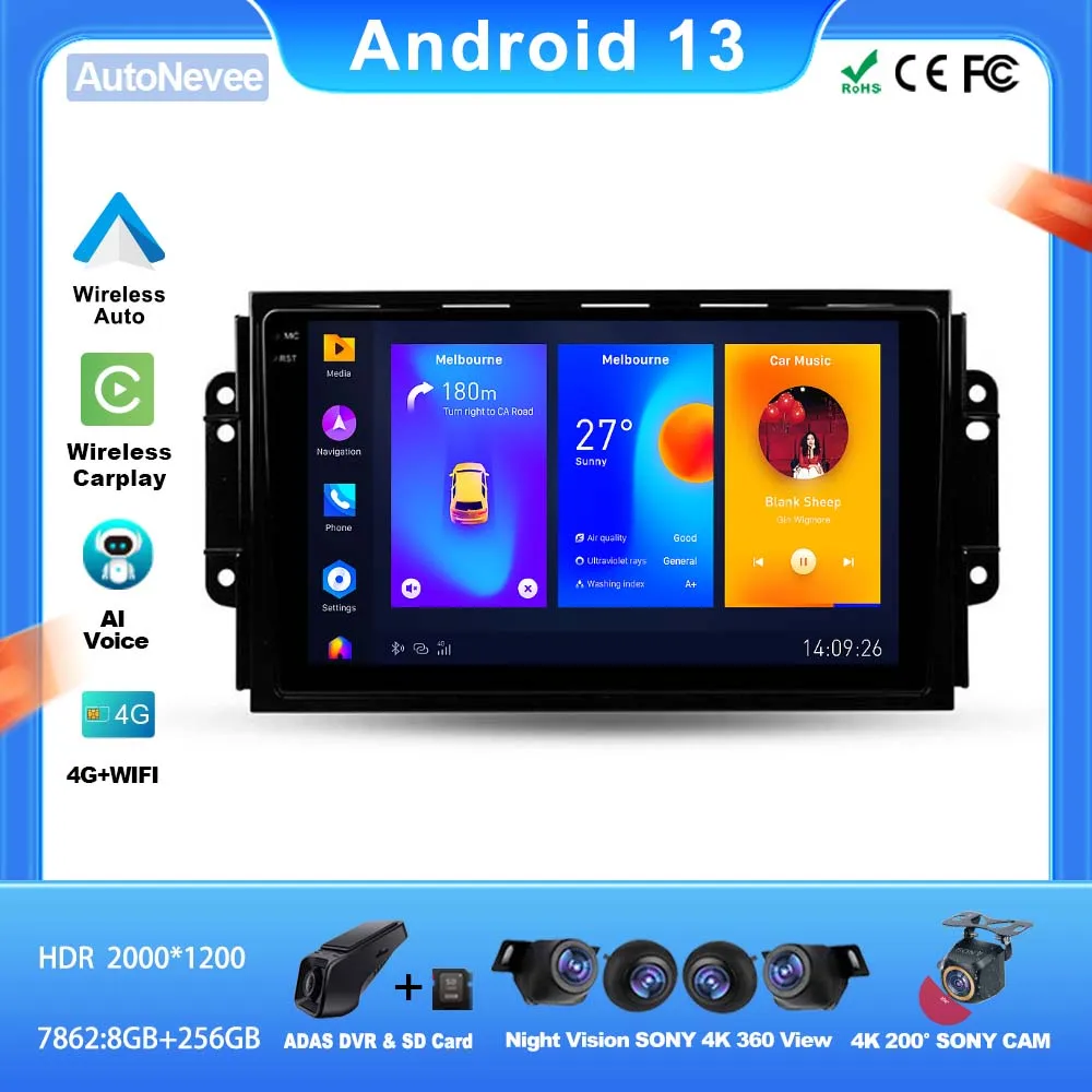 

Android For Chery Tiggo 3 2016 - 2018 Car Player Auto Radio Video Multimedia Head Unit Screen Dash Cam NO 2din DVD GPS WiFi QLED