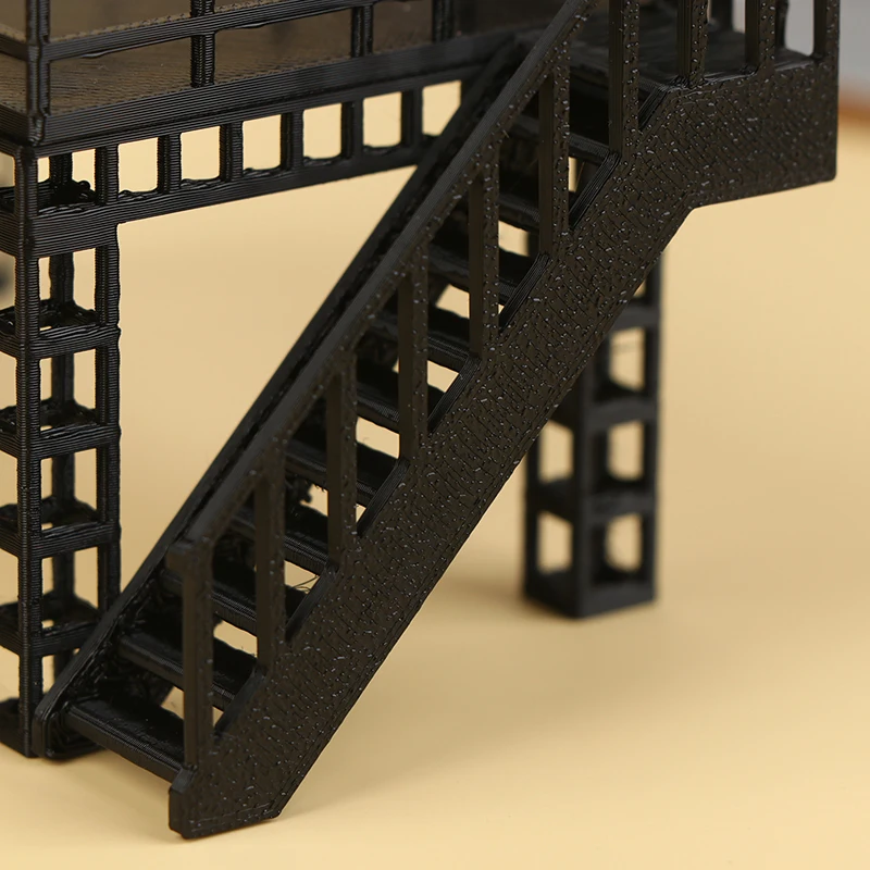 1/64 Scale Two-Tier Steel Platform Stand, Diorama Garage Scene Display Rack for Model Cars