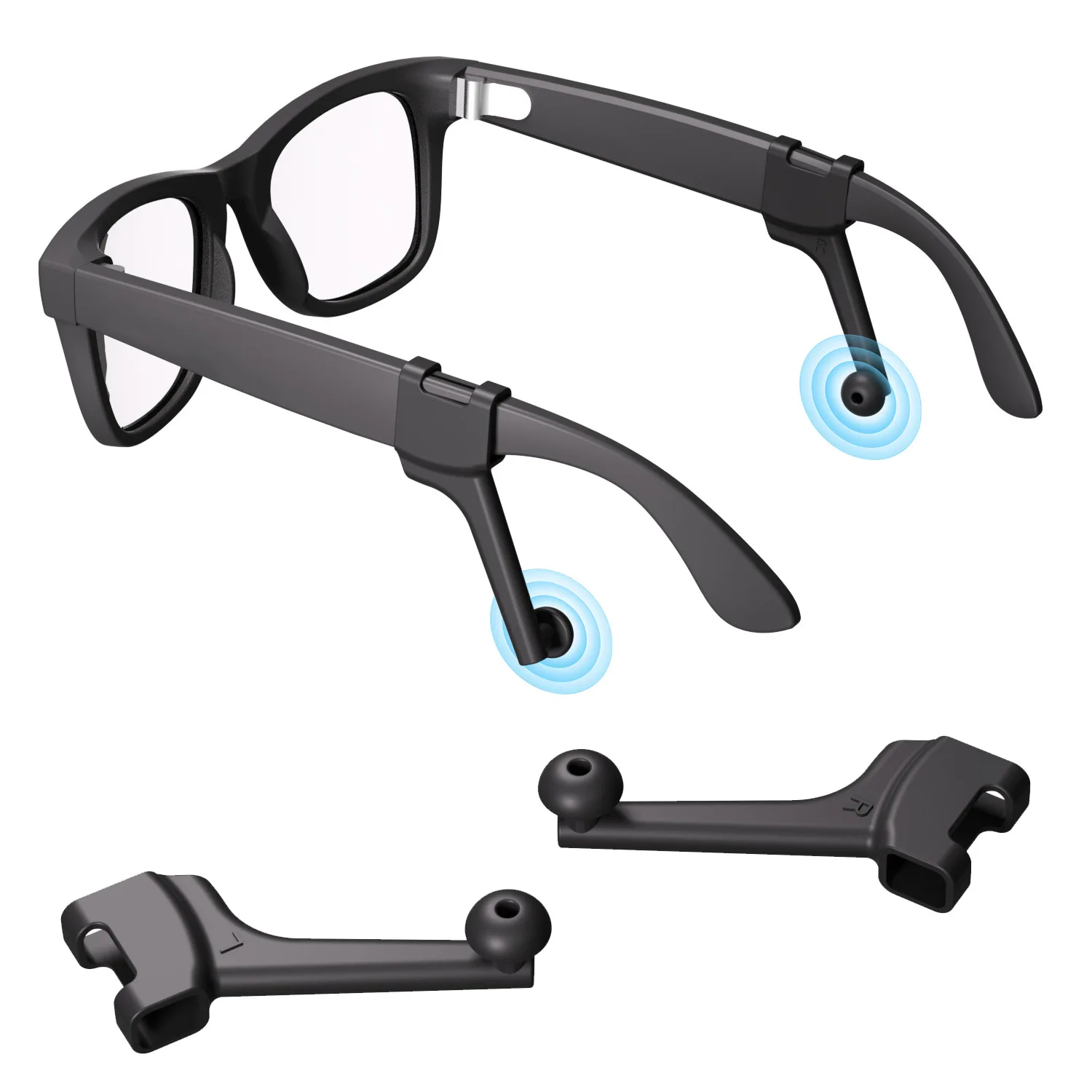 

Increase Privacy Ear Tips for Meta Gen1/2 Glasses, for Meta Wayfarer RW4008/RW4006 Skyler RW4010 RW4009/RW4009F AI Glasses