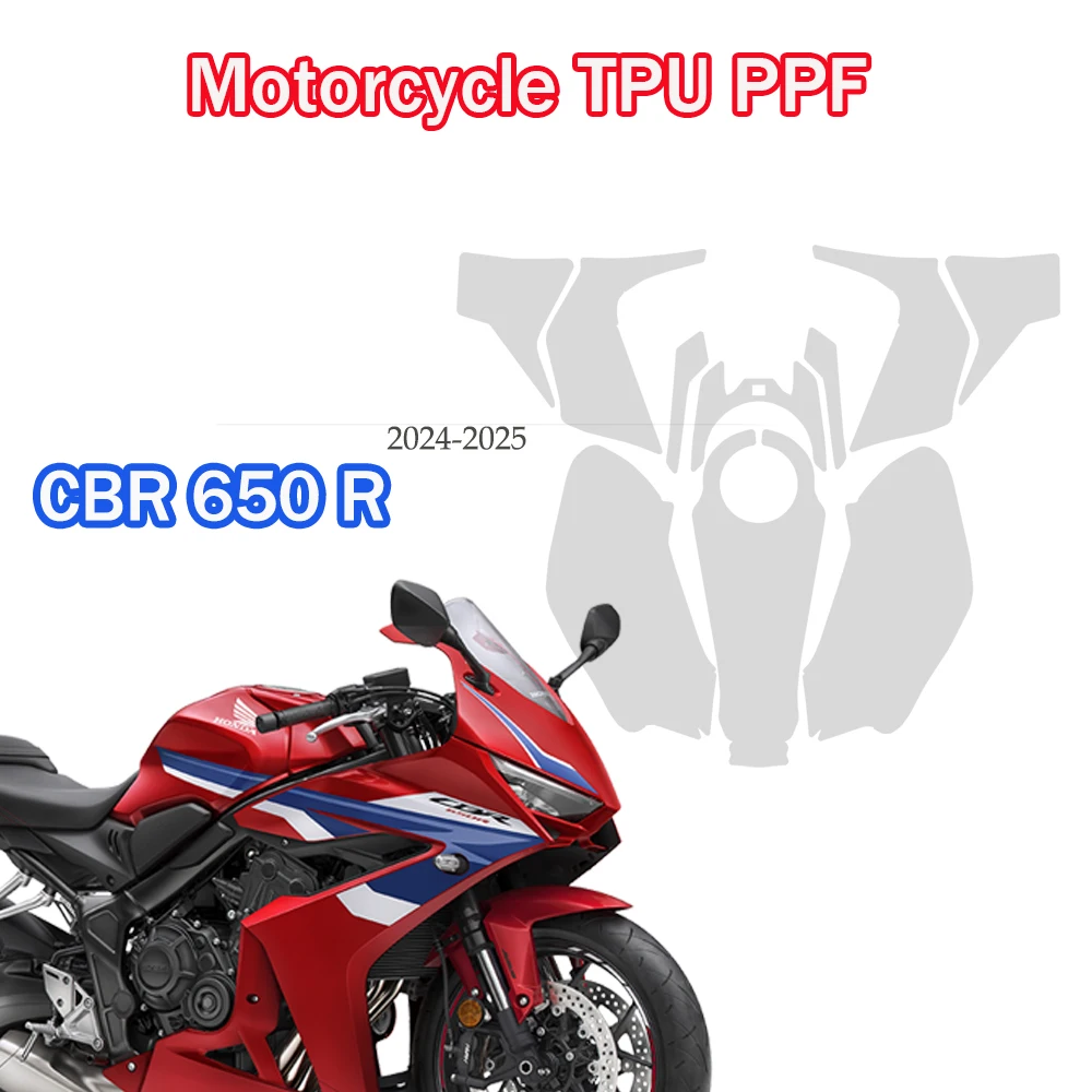 

TPU Protection Film For HONDA CBR 650R TPU Paint Protective Film Transparent Bodykit MATTE GLOSSY CBR650R Accessories 2024-25