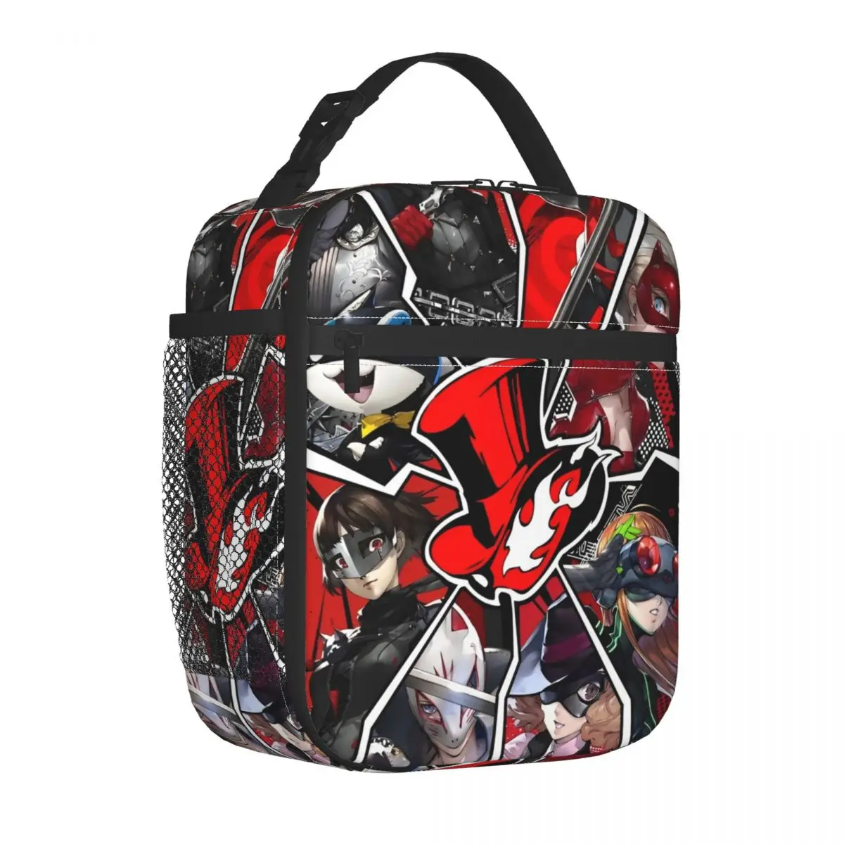 Anime  Personas Insulated Lunch Bag Thermal Bag  Meal Container Large Tote Lunch Box Food Storage Bags College Picnic