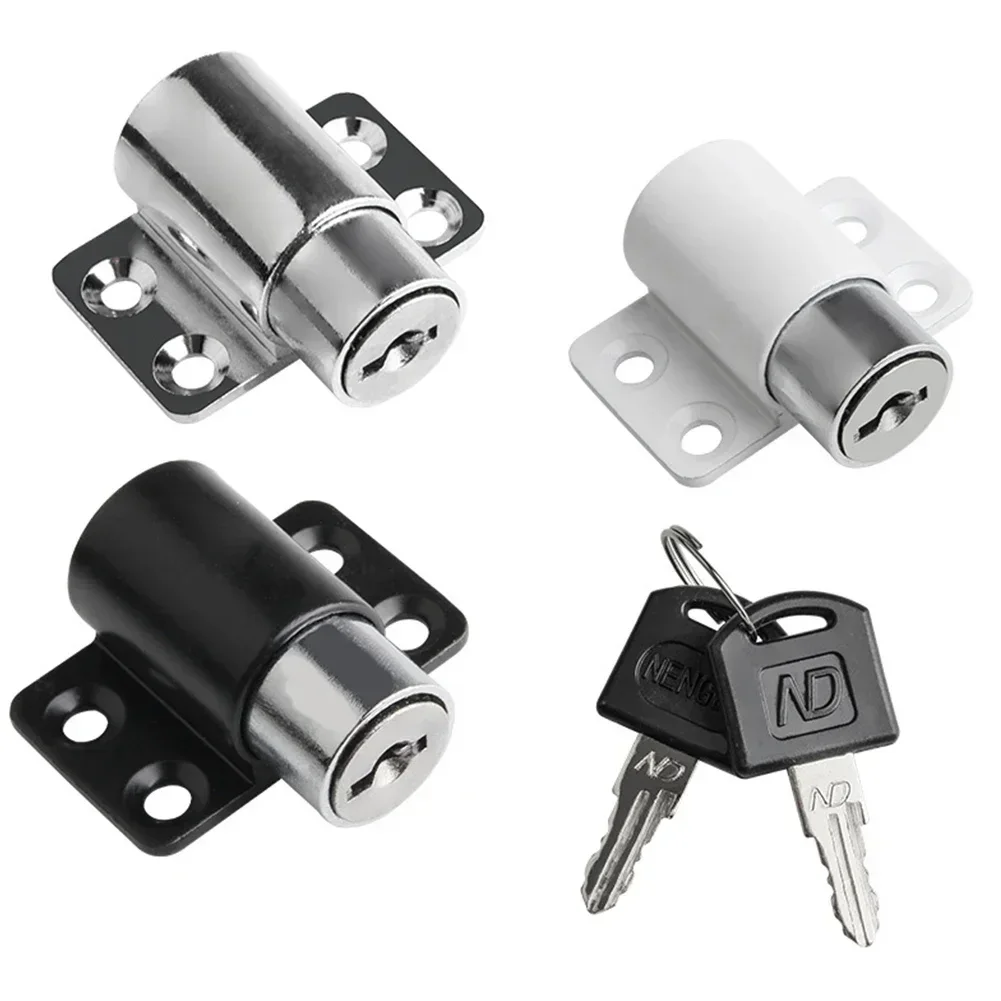 Sliding Sash Door Lock Key Baby Child Safety Protection Antitheft Security Set Aluminum Alloy Door Hardware