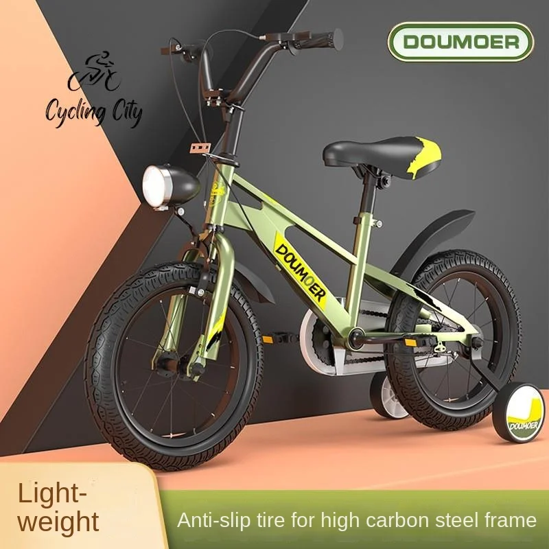 

Children's Bicycle 12-16 Inch Boys' Mountain Bike Children's Baby Bike Students' Bicycle With Auxiliary Wheels New Drop Shipping