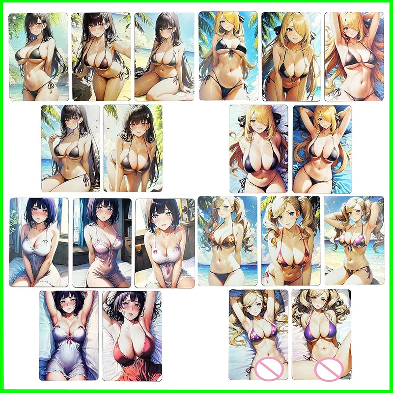 Wife Cards Collectible Cards Boys Games Toys Table Games Birthday Gifts DIY Anime Anne Takamaki Tohsaka Rin Premium Flash Cards