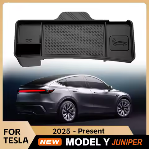 Tissue Box Glasses Holder Case Dashboard Storage Tray For Tesla Model 3 Y Juniper 2025 2026 Center Console Organizer Accessories