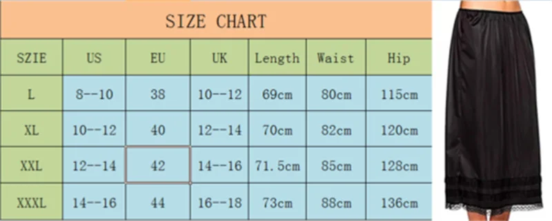 Lace Underskirt for Womens Petticoat Under Dress Long Skirt Safety Skirt Oversize Female  Fashion Casual  Clothes