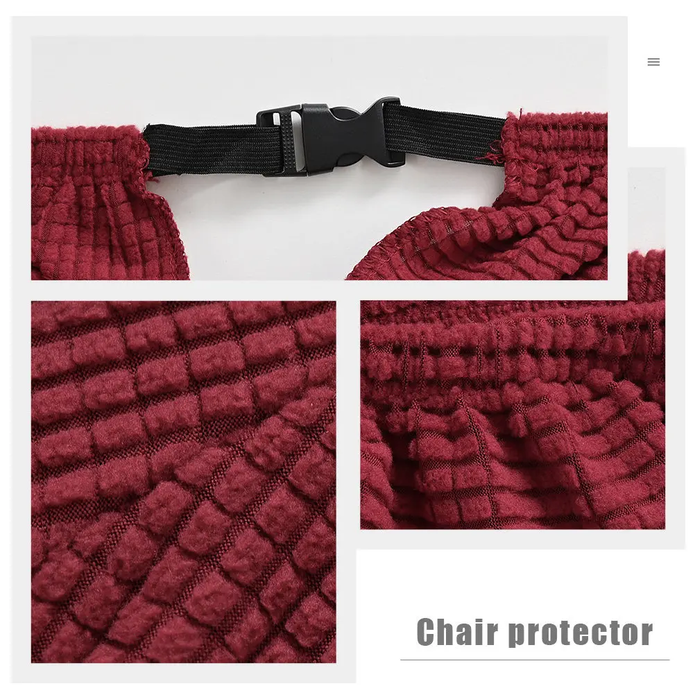 1Set Elastic Gaming Chair Cover Chair Protector Quick Fit Washable Seat Slipcover Anti Scratch Chairs Armrest Cover