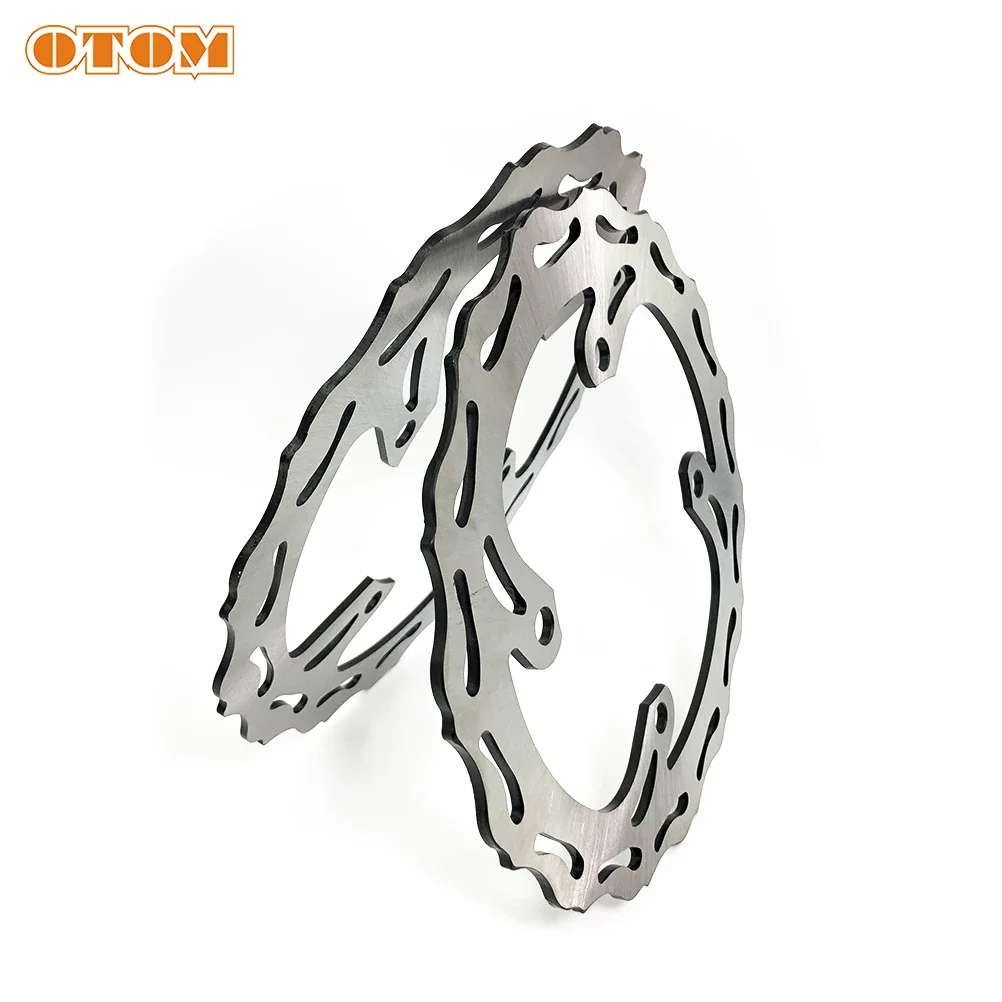 OTOM Motocross 240/250mm Front Rear Brake Disc Steel Brake Rotor For KAWASAKI KX125 KX250F KLX450R SUZUKI RMZ250 Bike Brake Disc
