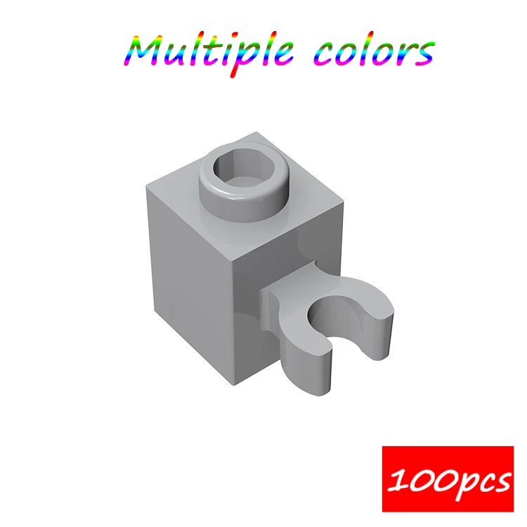 

MOC 100PCS 60475 Modified 1x1 Building Blocks Kit With Open OClip Educational Bricks Particle Puzzle Toys Children Birthday Gift